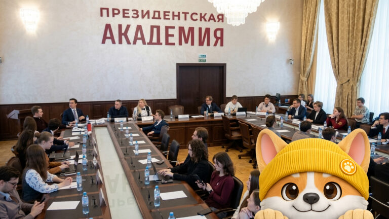 Винни на круглом столе в Президентской академии